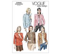 Vogue Patterns V7975 Veste pour Femme Taille D 40-42-44