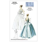 Vogue Patterns V8729 Robe et Jupon pour Femme Taille EE 42-44-46-48