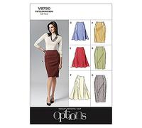 Vogue Patterns V8750 Jupe pour Femme Taille D5 40-42-44-46-48
