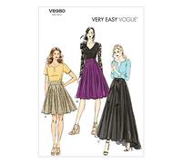Vogue Patterns V8980 Patrons de Jupes pour Femme Multicolore Tailles 34 à 42