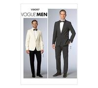 Vogue Patterns V9097MUU 34/36/38/40-Veste et Pantalon pour Homme
