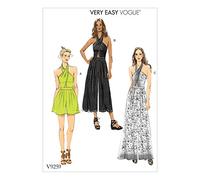 Vogue Patterns Vogue Motif 9259 E5, Patron de Barboteuse et Combinaison, Tailles 14-22, Multicolore