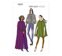 Vogue Patterns Vogue Patrons de Couture VGE 8959 44-46 Taille XL 48-50 52-54 Multicolore Laine Multicolore ZZ (LRG-XLG-XXL)