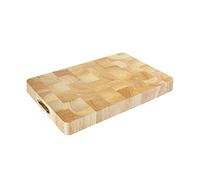 Vogue - Planche à découper rectangulaire en bois Vogue, taille moyenne, résistante aux bords tranchants des couteaux, pour viande et légumes, C459