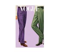 VOGUE Poster sur toile pour décoration de chambre à coucher, bureau, chambre, cadeau, 50 x 75 cm