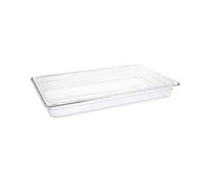 Vogue - Récipient GN 1/1 en polycarbonate 8,5 L / 65 mm de profondeur, compatible avec réfrigérateur, congélateur, refroidisseur rapide et lave-vaisselle, températures : -40 °C à 100 °C, U224