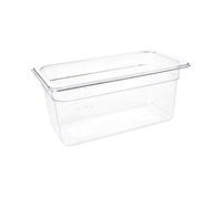 Vogue U234 Récipient Gastronorm en polycarbonate 1/3, capacité 5,1 L, 325 mm L x 176 mm l x 150 mm H Transparent