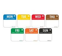 Vogue S151 du jour de la semaine étiquettes Ensemble