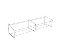 Vogue Support métallique pour bacs Gastronorme, couleur argent, acier inoxydable, taille: 150 (H) x 680 (L) x 160 (P) mm, convient pour 6 bacs 1/9GN ou 4x 1/6GN, CC051