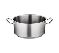 Vogue T177 Casserole en acier inoxydable 14 Pt, 28 cm de diamètre, 12 cm de profondeur, couvercles vendus séparément