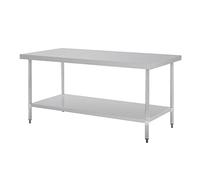 Vogue Table en acier inoxydable 1800 x 900 x 900 mm