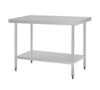 Vogue Table en acier inoxydable 900 x 1200 x 700 mm