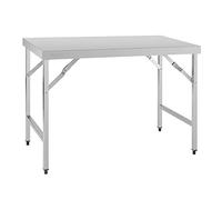 Table de cuisine Vogue Table Inox Pliante - - 1200x600
