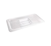Vogue U246 Couvercle en polycarbonate 1/3 Gastronorm 325 mm L x 176 mm l Transparent