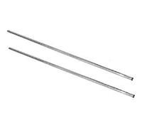 Vogue U887 Lot de 2 poteaux droits chromés pour créer votre propre étagère, montage facile, 1270 mm