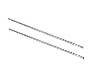 Vogue U887 Lot de 2 poteaux droits chromés pour créer votre propre étagère, montage facile, 1270 mm