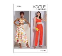 Vogue V1961AX5 Haut, jupe et pantalon pour femme AX5 (36-36-38-40)