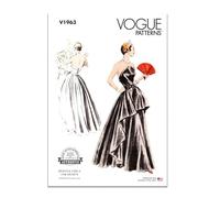 Vogue V1963E5 Robe de soirée pour femme E5 (42-44-46-48-50)