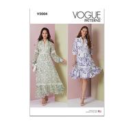 Vogue V2004Y5 Robe en deux longueurs pour femme Y5 (46-48-50-52-54)