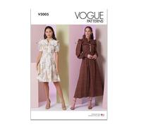 Vogue V2005U5 Robe en deux longueurs avec manches variantes U5 (44-46-48-50-52)