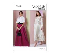 Vogue V2007B5 Robe deux pièces pour femme B5 (36-38-40-42-44)