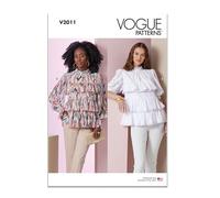 Vogue V2011Y5 Haut à manches pour femme Variations Y5 (46/48/50/52/54)
