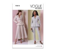 Vogue V2018P5 Veste, jupe et pantalon pour femme P5 (40-42-44-46-48)