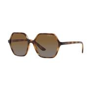 VOGUE EYEWEAR Femme VOGUE EYEWEAR VO5361S W656T5 Lunettes de soleil Injecté Marron Marron Carré Polarisé Ombré