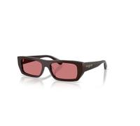 VOGUE EYEWEAR Femme VOGUE EYEWEAR VO5657SU 324275 Lunettes de soleil Acétate Marron Rouge Carré Normale