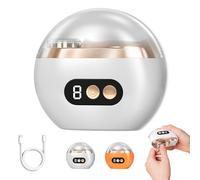 Voguehom Multi-Functional Electric Nail Trimmer, 3-In-1 Automatic Fingernail Trimmer Quiet, for Adults, Seniors (White)