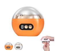 Voguehom Sunbowf Relaxrich Multi-functional Electric Nail Trimmer, Brittrove 3-in-1 Automatic Fingernail Trimmer Quiet, 3 Speed Adjustable, USB Rechargeable for Adults Seniors (Orange)