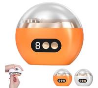 Voguehom Sunbowf Relaxrich Multi-Functional Electric Nail Trimmer, Voguehom New 3-in-1 Automatic Nail Trimmer, with Polishing, Electric Nail Clipper, 3 Speed Adjustable, Quiet (Orange)
