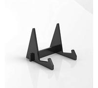 Vogueing Lot de 2 supports de plaque décorative en acrylique pour photos, photos, assiettes décoratives et table Noir