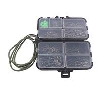 Vogueing Outil de Pêche Perles de Pêche 90 pcs Kit Accessoires de Pêche