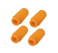 Vogueing Tool 1/2" BSP Filetage Mâle Silencieux Pneumatique Plastique Silencieux D'échappement Bruit Orange (lot de 4)