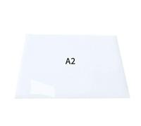 Vogueing Tool Feuilles adhésives blanches autocollantes A2 pour tableau blanc, amovible, effaçable, pour bureau, école, maison (1 pièce)