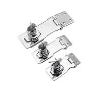 Vogueing Tool Loquet de porte, 1 loquet de verrouillage avec clé et vis à 90 degrés, bouton de sécurité pour verrouillage des portes d'abri, meubles et boîtes (64 mm)
