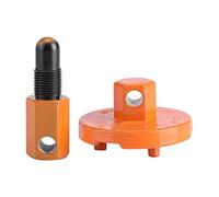 Vogueing Tool Outil de démontage d'embrayage, 1 pièce 14 mm d'arrêt de piston pour tronçonneuse, embrayage et volant d'inertie - Outil de démontage d'embrayage - Orange