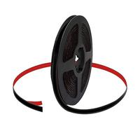 Vogueing Tool Ruban adhésif anti-moisissure pour carrelage en céramique, 6 m x 8 mm, bande décorative pour baignoire, salle de bain, douche, rouleau de mastic pour robinet - Noir