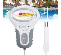 Vogueing Tool Testeur de niveau de chlore et de pH 2 en 1 - Portable - Analyse de la qualité de l'eau - Pour piscine, spa, aquarium