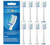 Voguish Brossette Compatible avec Philips Sonicare,Lot de 8