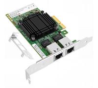 Vogzone Carte réseau PCI-E NIC 10 Go pour Intel E610-XT2, 2,5 GbE/5 GbE/10 GbE double ports RJ45 en cuivre, avec puce Intel E610-XAT2, adaptateur Ethernet 10GbE PCI Express 4.0 X4 compatible Windows