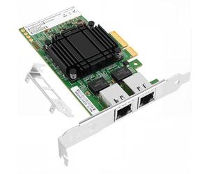 Vogzone Carte réseau PCI-E NIC 10 Go pour Intel E610-XT2, 2,5 GbE/5 GbE/10 GbE double ports RJ45 en cuivre, avec puce Intel E610-XAT2, adaptateur Ethernet 10GbE PCI Express 4.0 X4 compatible Windows