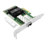 Vogzone Carte réseau PCI-E NIC 10 Go pour Intel X520-DA1/ E10G42BTDA, port SFP+ unique 100 MbE/1 GbE/10 GbE, avec puce Intel 82599EN, adaptateur Ethernet PCI Express 2.0 X4 10 GbE compatible