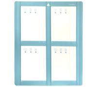 VOHESEA Tapis de cartes pour Cricut Explore & Maker - 2 x 2 cartes - Compatible avec toutes les cartes Cricut - 4 en 1 - Réutilisable - Créez rapidement des cartes personnalisées - 41,5 x 33 cm