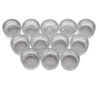 Vohocandle Lot de 12 photophores en verre transparent vintage pour décoration de table, petit photophore pour mariage, fête d'anniversaire, décoration de table (transparent, 5 cm x 3,5 cm)