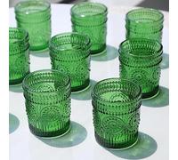 Vohocandle Lot de 12 photophores Verts pour la décoration de Table de Mariage, photophores pour Les Vacances