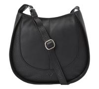 Voi Boston Sac à bandoulière Cuir 28 cm noir