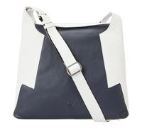 Voi Boston Sac à bandoulière Cuir véritable 32 cm bleu