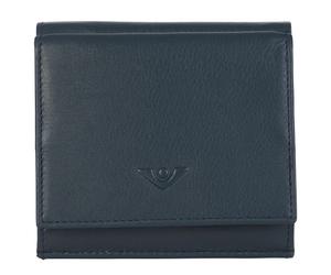 Voi Soft Robin Porte-monnaie en cuir 9 cm bleu